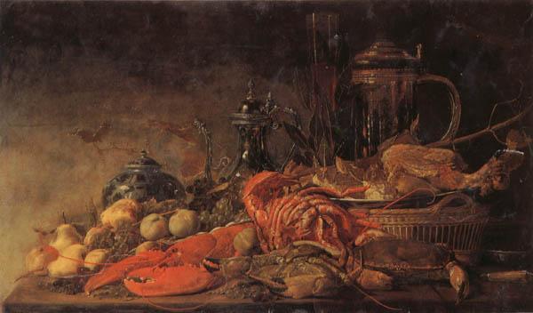 Frans Ryckhals Fruit and Lobster on a Table Germany oil painting art